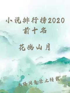 小说排行榜2020前十名